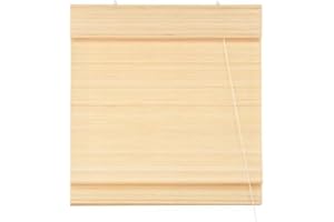 Victoria M. Persiana Enrollable de Bambú para Interiores, Cortina de Protección Solar y Privacidad para Puertas y Ventanas, 80 x 220 cm, Natural