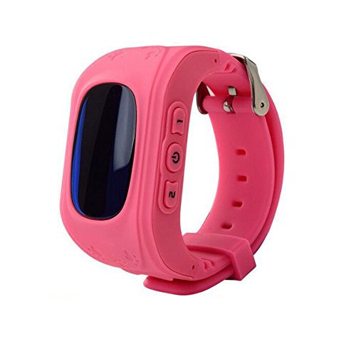 Preisvergleich Produktbild DUWIN Kinder Smart Watch / Smartwatch / Armbanduhr / GPS, Telefon, Sprachnachrichten, Standortlokalisierung per App, Ortung, Tracker / - Verwendbar mit Micro Sim Karte,Pink