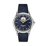Emporio Armani Herren Analog Automatik Uhr mit Leder Armband ARS3305