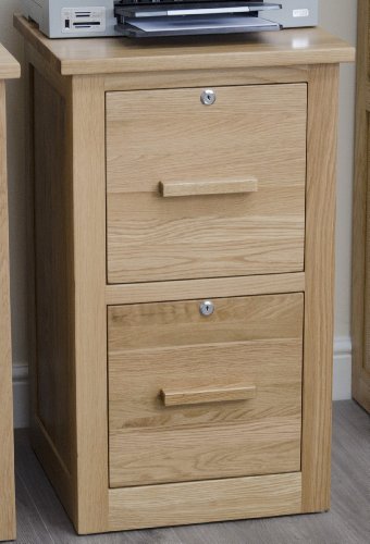Arden Solid Oak Furniture Office Filing Cabinet With Locks