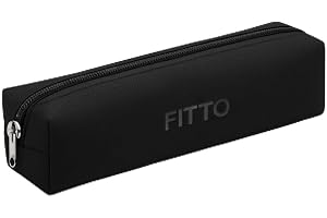 Fitto Pencil Case 21x3x3cm - Durable, Compact Stationery Organizer-Assorted
