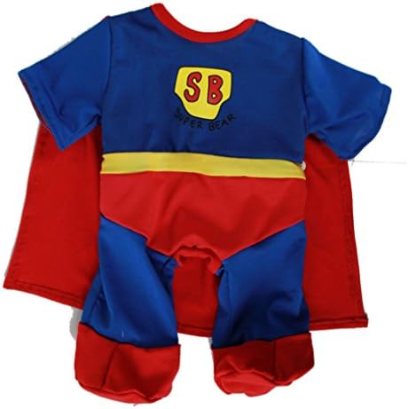 Super Bear Superman Super Ted Cuddles Outfit fits 15-16 inch (40cm) Teddies & Build a Bear