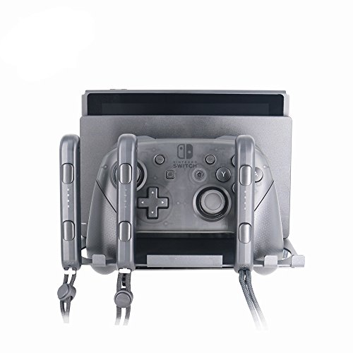 Preisvergleich Produktbild ENCHICAS Wandhalterung für Nintendo Switch Dock, Pro Controller und Joy Con Strap