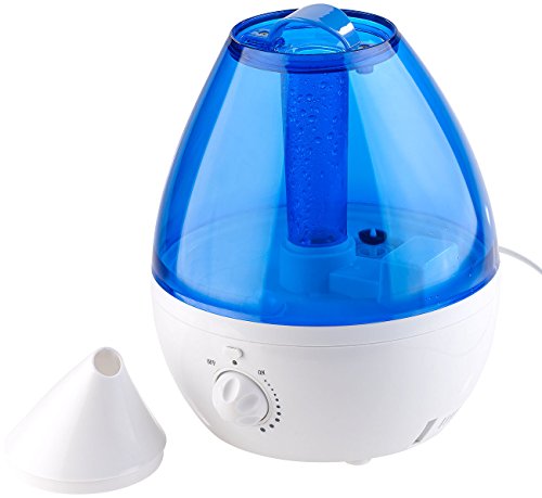 newgen medicals Großer Ultraschall-Luftbefeuchter & Aroma-Diffusor, 3,3 Ltr., 260ml/h - 4