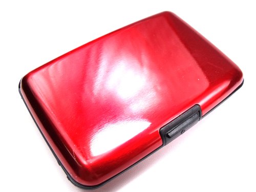 ALUMINIUM CREDIT CARD WALLET HOLDER RFID BLOCKING 6 COLOURS