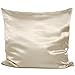Produktbild beties Glanz Satin Kissenbezug 80x80 cm anschmiegsam & edel 100% Polyester (wählen Sie Ihren Bettbezug + Spannbetttuch Extra Dazu) Farbe Champagner