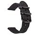 Produktbild Ersatzarmband Sicherheitsgurt Stil Nylon Schnellspanner Mehrere Farben, Ersatz Uhrenarmband für Uhren und Smartwatches hrenarmbänder für Apple Watch Serie (Black)