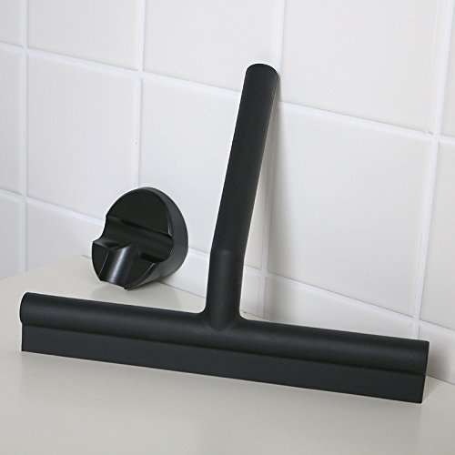 ZONE Dusch-Abzieher WIPER, mit Halter, Silikon, schwarz, ca. 21 cm B | ZO-362039 | 5708760631230 - 3