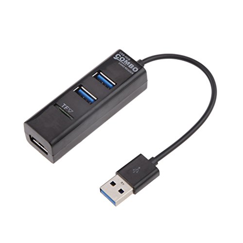 MagiDeal 2 In 1 3 Port USB HUB Datenhub für USB 3.0 kompatiblen Geräten - 4