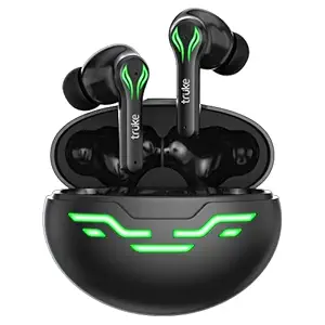 truke Buds BTG 2 True Wireless Earbuds with Environmental Noise Cancellation(ENC) for Clear Calls | Gaming Core Chipset | 48hrs Playtime | Modern Tribal Design| 60ms Low Latency | Bluetooth 5.1 | IPX4