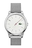 Lacoste Herren Analog Quarz Uhr mit Edelstahl Armband 2010969