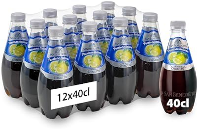 San Benedetto, Passione Italiana Chinotto, 12x400 ml, Bevanda Analcolica Tradizionale, Gusto Fresco e Frizzante, Perfetto per Ogni Occasione