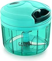 Ganesh Chopper Vegetable Cutter, Pool Green (725 ml)
