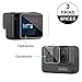 Price comparison product image Awinner Glass for GoPro Hero5/HERO6 ,Screen Protector(Screen and Lens) Ultra-Clear Tempered-Glass with Lens Cap Cover for Hero 5 Action Camera (3-Pack)