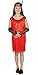 Produktbild Foxxeo 40306 | 20er Jahre Mädchen Kleid Charleston Kostüm Mafia 20s Flapper rot, Größe:134/140