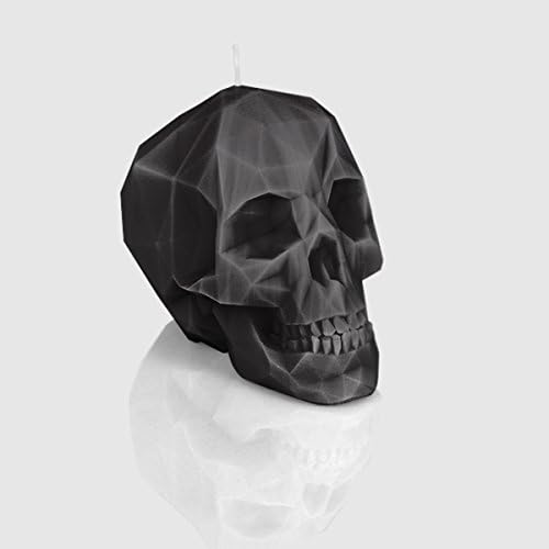 Designer Candle Skulls Candle 11 cm x 17 cm Gift Idea – Black
