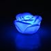 Youpin 2pcs 7 Color Changing Rose Flower Night Light,Rose Shape Candle LED Mostone Night Lamp Colorama Light Novelty Romantic Plastic Cute Lamp For Room Christmas Party Decor Decoration