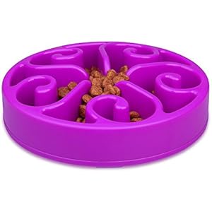 Vicstar Reisenäpfe Hundenapf Katzennapf Anti Schling Langsame Fütterung Interaktive Napf Umweltfreundlicher Langlebiger Ungiftiger Schüssel für Hunde