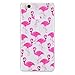 Produktbild Cuitan Transparent TPU Weiche Hülle Schutzhülle für Huawei P9 Lite, Modisch Muster Design Durchsichtig Rück Abdeckung Back Cover Case Handytasche Rückseite Tasche Handyhülle für Huawei P9 Lite - Flamingo