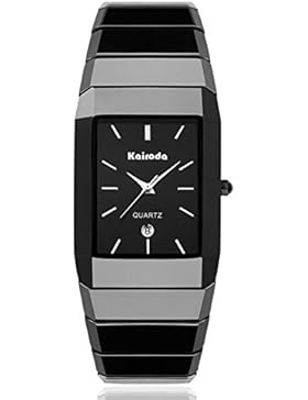 Quadrat Keramikuhr/Männer und Frauen Paare Form/Wasserdichte Quarz-Uhren-C