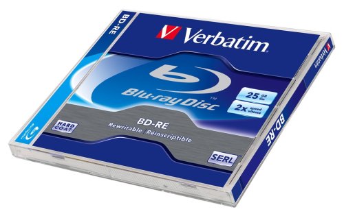 Verbatim Blu Ray BD-RE SINGLE-LAYER 25GB 1er Jewel Case Rohling