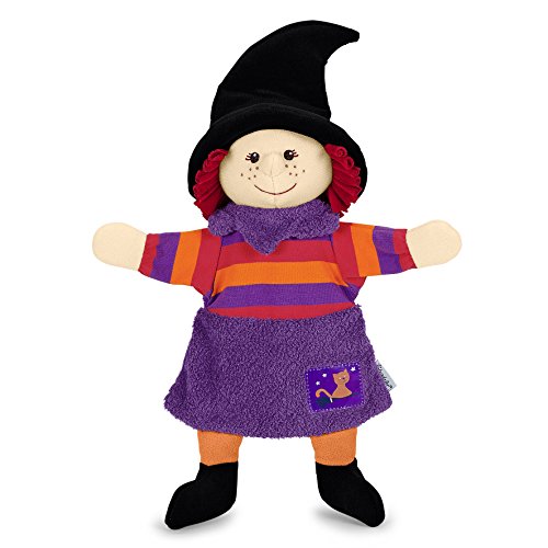 Preisvergleich Produktbild Sterntaler 3601616 - Handpuppe Hexe, lila / rot / orange