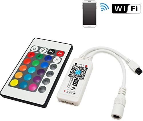 Tesfish Mini Wireless Wifi RGBW Led Controller Working With Android And IOS System 5V-28V For 3528 5050 RGBW LED Strip Light