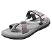 Produktbild ZIYOU Unisex Sandalen Strand Sommerschuhe Roma Freizeitschuhe Atmungsaktive Sandale Hausschuhe Slipper(Dunkelgrau,42 EU)