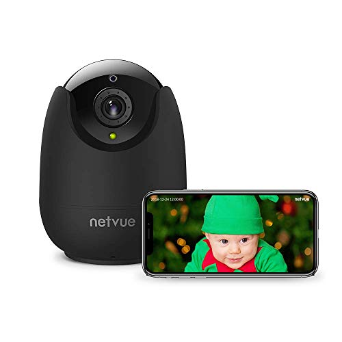 NETVUE 1080P WLAN Überwachungskamera 360-Grad-Sicherheit Drahtlose IP Kamera Babyphone mit Vollansicht Nachtsicht, Bewegungserkennung, Innen Haustier Kamera NETVUE 1080P WLAN Überwachungskamera 360-Grad-Sicherheit Drahtlose IP Kamera Babyphone mit Vollansicht Nachtsicht, Bewegungserkennung, Innen Haustier Kamera