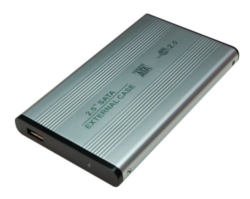 LogiLink Gehäuse 6,4 cm (2,5 Zoll) S-ATA HDD USB 2.0 Alu