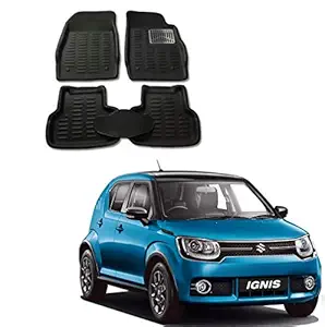 Atc 4D PU Mat for Maruti Suzuki Ignis (Model Year: 2017-2019) Car - Black