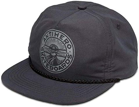Anti Hero Stay Ready Snapback Hat Black Reflective