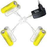 für den Innenbereich Batterieadapter Batterieersatz Batterien 3V für 3 Verbraucher mit je 2AA