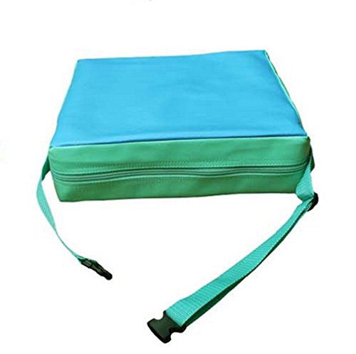 Preisvergleich Produktbild Junsi Dismountable Adjustable Quick Wipe Clean Synthetic Leather Baby Toddler Infant Harness Cushion Dining Chair On the Go Booster Seat Bag Travel Storage