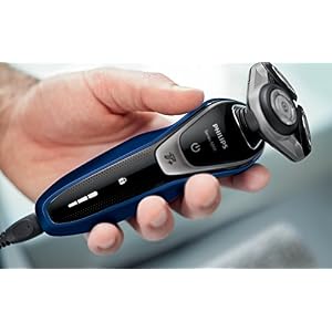Philips Series 5000 S5572/40 Wet and Dry Men's Electric Shaver with Turbo Plus Mode and Beard Trimmer - Image 4