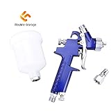 Düsendurchmesser: 0,8 mm Madlife Garage HVLP Lackierpistole 125 ml Spritzpistole Sprühpistole H2000 mit 0,8 mm Düse