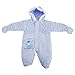 Baby Boys/Girls So Beary Cute All In One Hooded Winter Snowsuit (3-6 Months) (Blue)