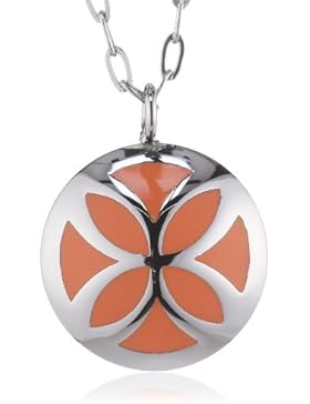 Esprit Damen-Halskette Edelstahl orange ESNL12458B420