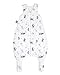 Produktbild Julius Zöllner 9092567290 Jersey Jumper Plus - Schlafsack mit Beinen und Füßen, Crazy Animals, circa 80 cm, mehrfarbig