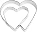 Produktbild Westmark Ausstechformen Doppelherz, 6,5 cm, Edelstahl, Silber, 7,2 x 6,8 x 2,2 cm