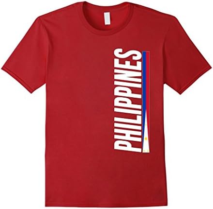 Men's Philippines T-shirt Im filipino I Love Pilipinas Gift Tee 3XL Cranberry