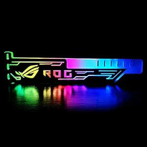 KKmoon-1 RGB25 RGB Graphics Card Stand Horizontal 12V 4Pin Supply with LED Card Holder