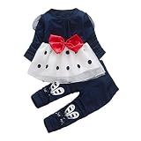 Ideal für lässige, tägliche, Party oder Photoshoot, auch ein schönes Geschenk für Babys.~Baby Kleinkind Prinzessin Kostüm Kinder Glanz Kleid Mädchen Kleidung Party Fest Kostüm Strampler tops pulli Langarmshirts Bluse