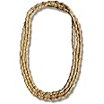 ISKCON VRINDAVAN Original Tulsi Kanthi Mala from Vrindavan Dham Pure Tulsi 3R (Dhol Shaped mala, Three Round) For Unisex Adult