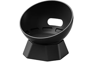 ZHIXTEU Battery Base for Echo Dot 5th 4th Generations, Silicone Stand Base Desktop Stand (black)