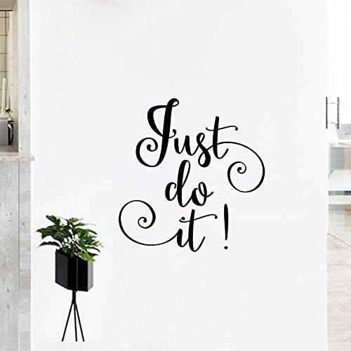 Home Decor Inspiration Wall Stickers Quotes Just Do It Removable Room Decor Wall Decals for Living Room Bedroom Nursery