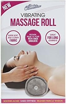 GLAMOUR CONNECTIONS Vibrating Massage ROLL Cushion Soft Roll Massager Multi-Purpose