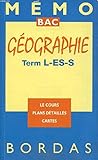 MEMO 15 GEOGRAPHIE TERM L ES    (Ancienne Edition)