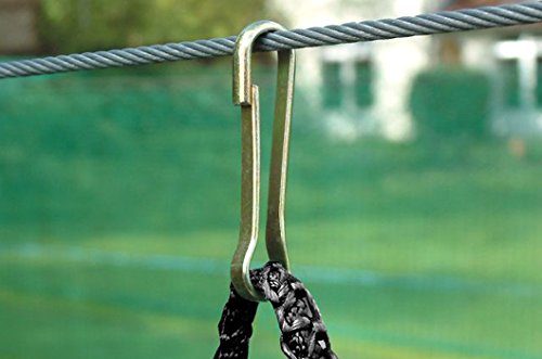 FORTRESS Cricket Net Clips [50 Pack] - Steel Spring Net Clips