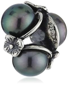 Perlina Trollbeads Cuore In Argento Sterling 925 - Charm Per Braccialetti, Simbolo D'Amore Eterno